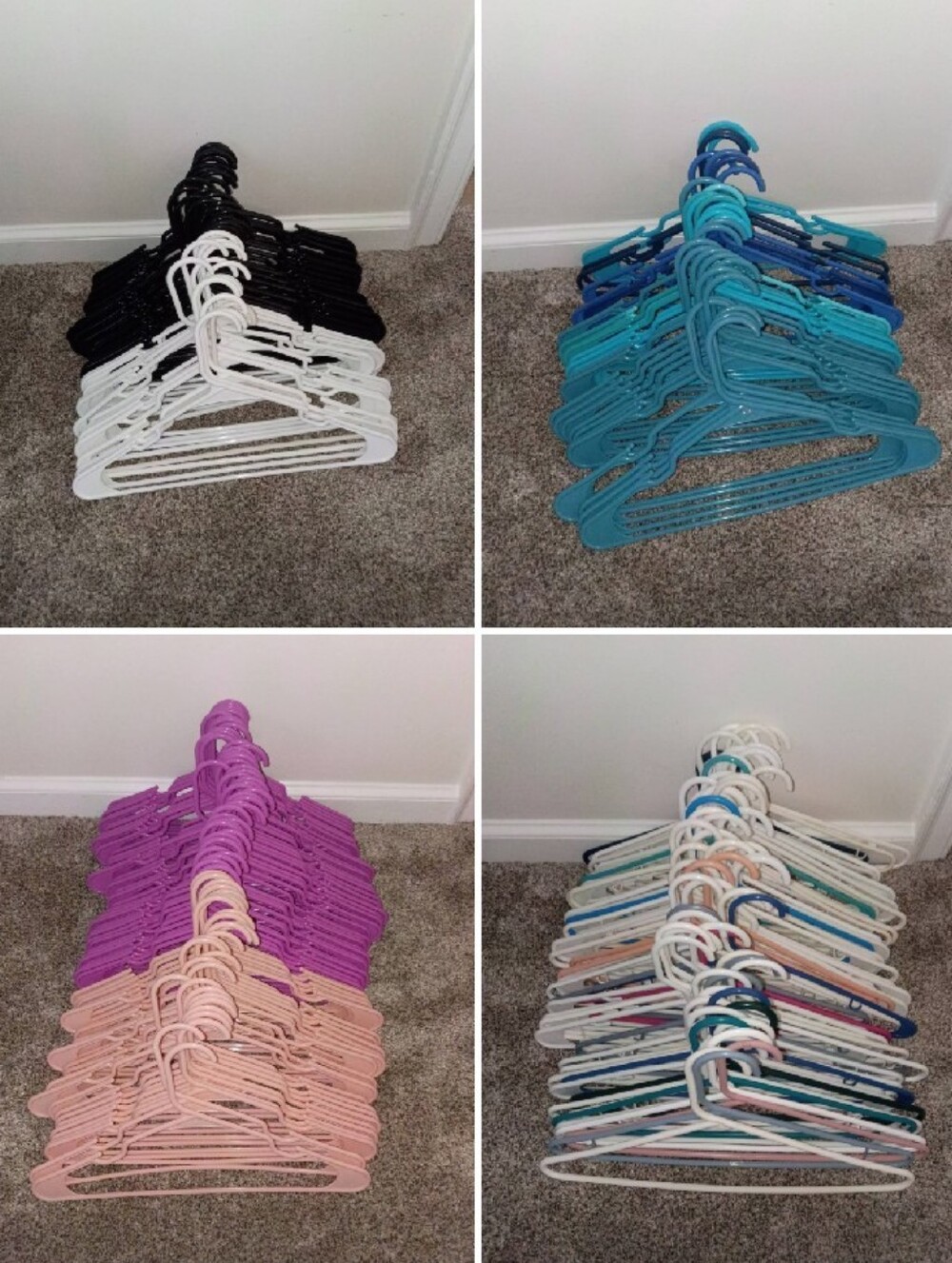 200+ Adult Plastic Clothes Hangers